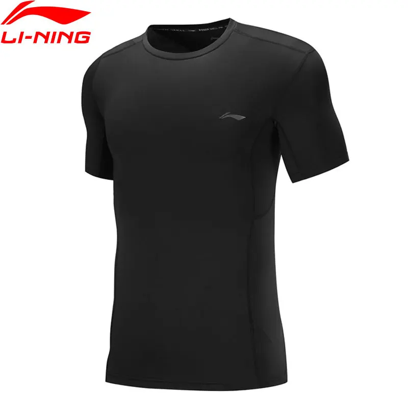 Мужская Тренировочная футболка Li-Ning облегающая с подкладкой и базовым слоем