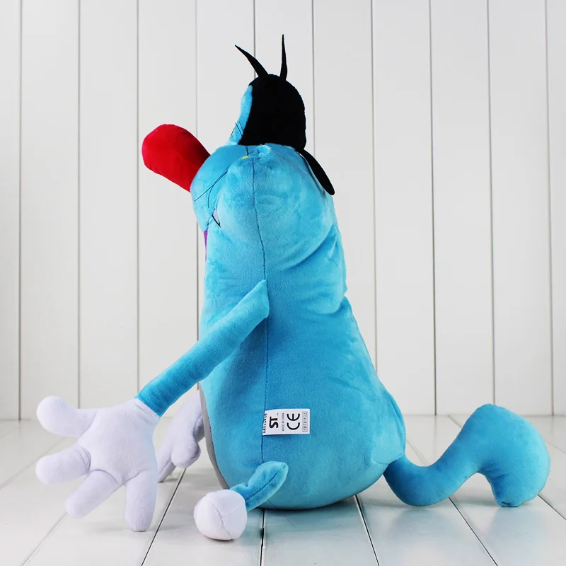 40 см Catoon Oggy и тараканы толстые кошки мягкие плюшевые игрушки куклы для детей