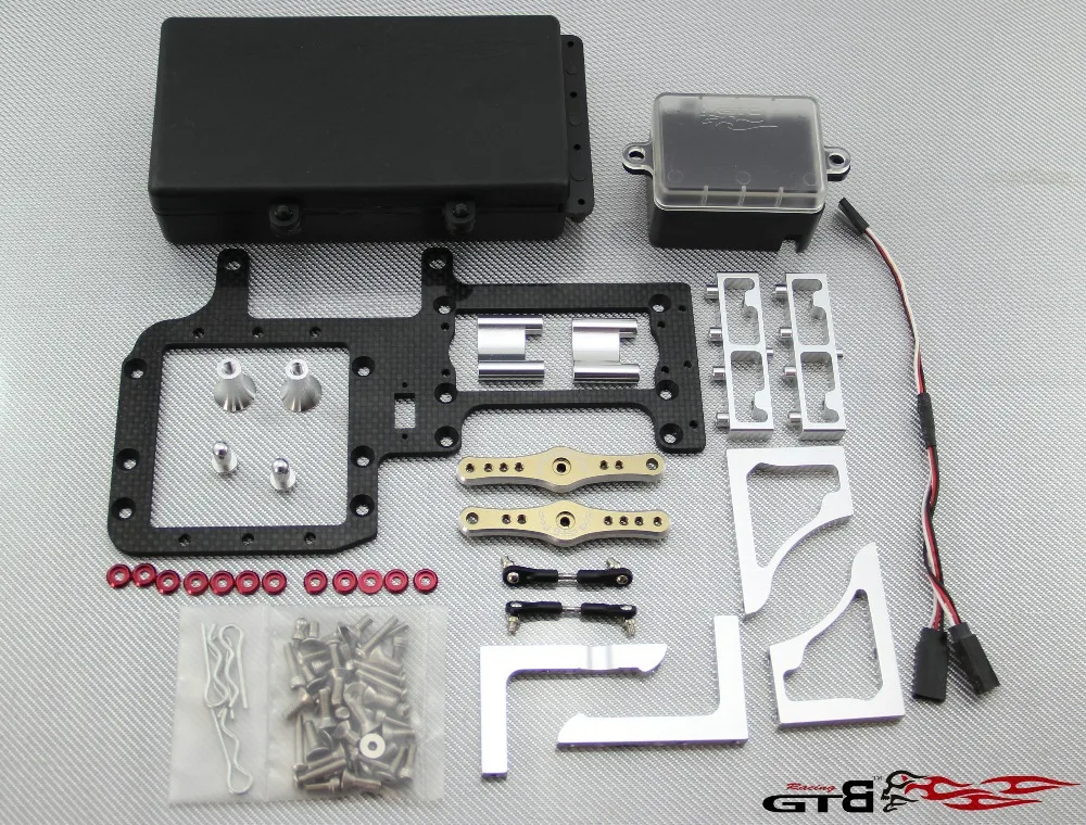1/5 rc автомобиль газ GTB гонки Losi 5IVE T углеродные двойные сервоприводы большая