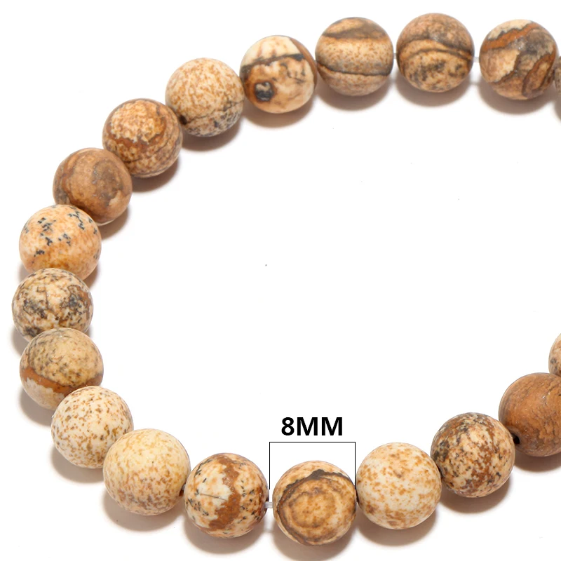 Волшебная рыба мм 8 матовый рисунок Камень Шарм мужской браслет аксессуары