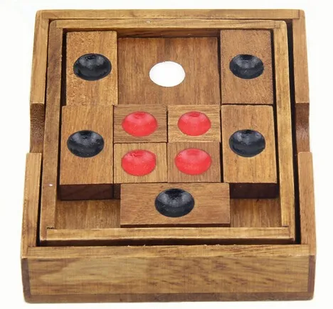 

Challenging Wooden Sliding Puzzle Game Toys for Adults Children