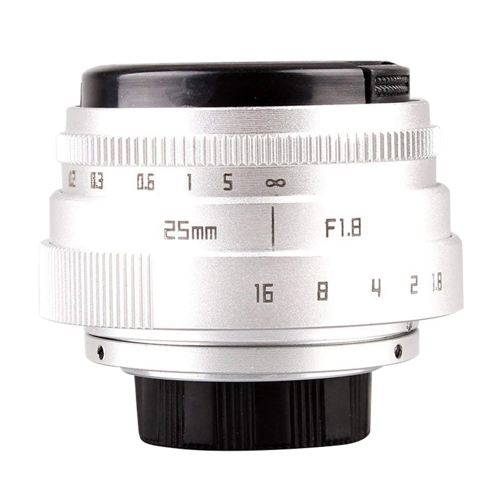 Мини-объектив 25 мм F1.8 APS-C CCTV + объектив 16 C Mount Movie Lens для Sony E-Mount NEX Camera Adapter |