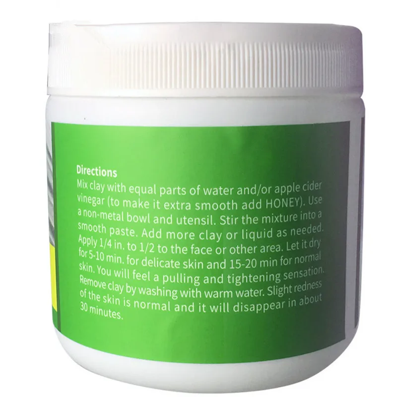 MELAO Bentonite 1 фунт индийская лечебная глина маска для лица Пудра натуральная