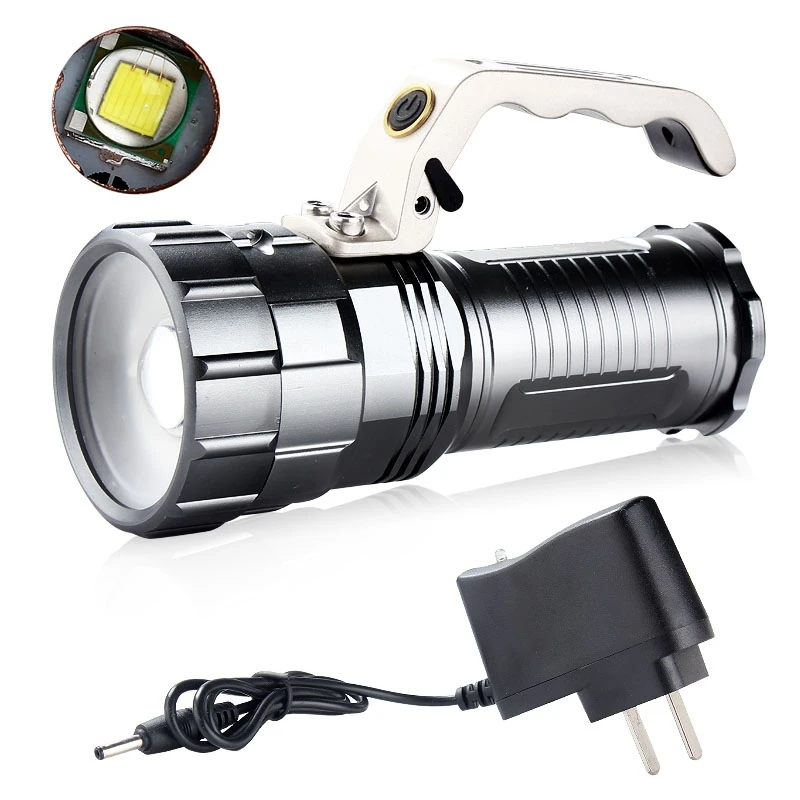Портативный водонепроницаемый перезаряжаемый светодиодный фонарик 2000 лм T6