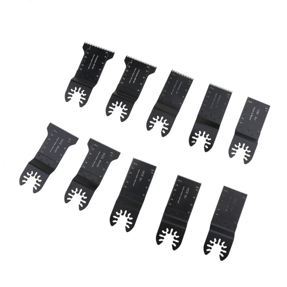 10pcs Multimaster Saw Blade Oscillating Rotary Multitool Wood Cutting Grinding Sanding Polishing Set Cuts Embedded Quality | Инструменты