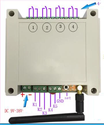 AC 110V-230V Wifi Relay Switch Multi Channel Mobile Phone Remote Control Network Relay Module With Antenna Wireless Smart Home