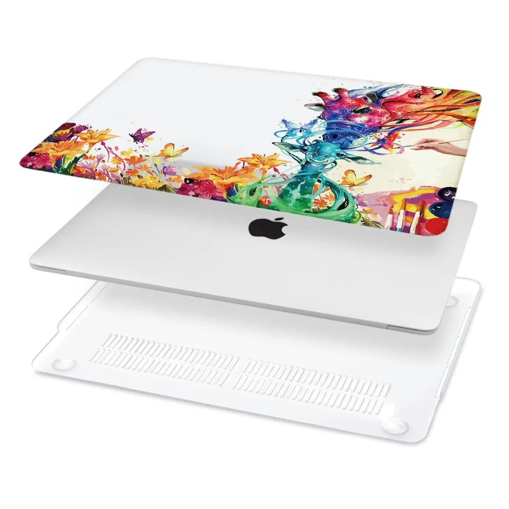 Batianda чехол для MacBook Air 11 13 дюймов A1932 и Pro retina 1" 15" Touch Bar PC ноутбук жесткий корпус Защитная кожа