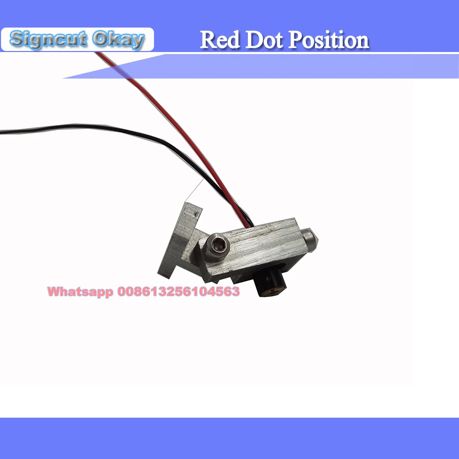 Положение красной точки используемое для Co2 лазерной режущей головки