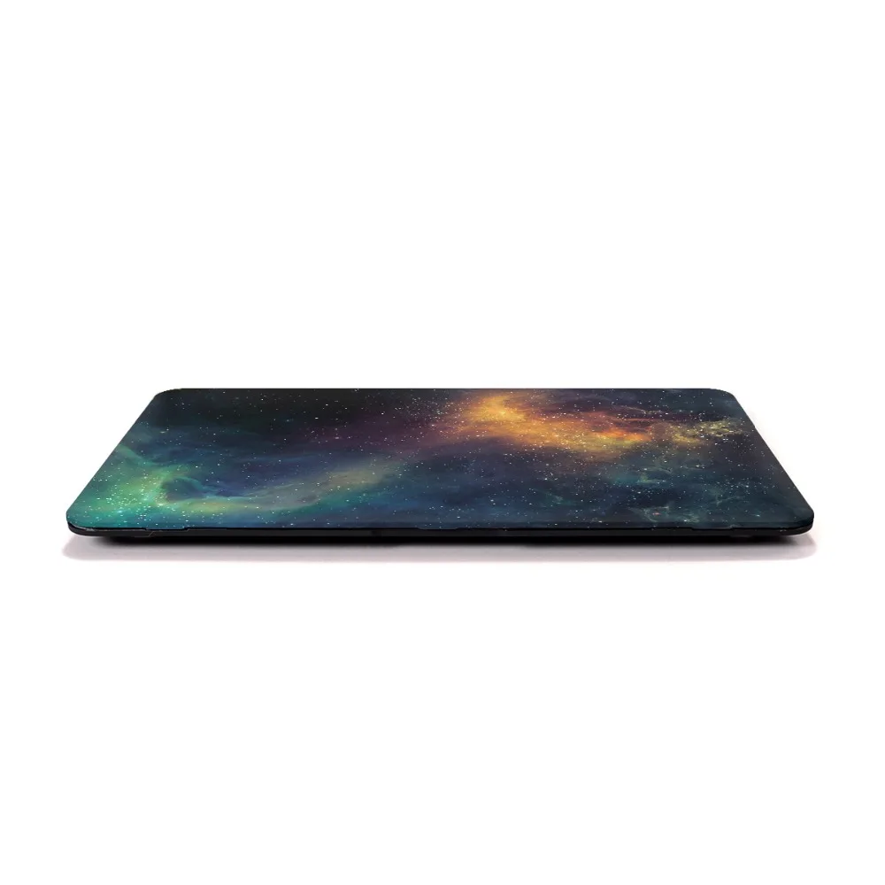 Тонкий жесткий ПВХ чехол для Macbook Pro 13 15 Retina A1502 A1398 мраморный Радужный матовый