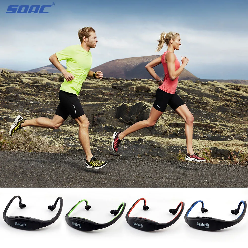 Neckband Bluetooth Earphone Wireless built in Microphone Support TF Card Slot FM Hands Free | Электроника
