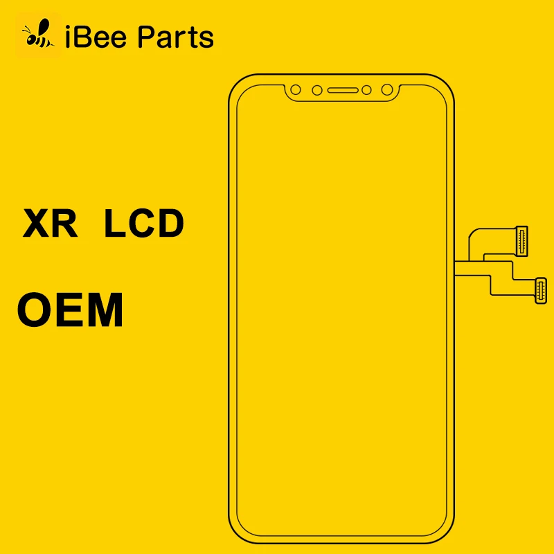 Детали iBee OEM верхняя часть для iPhone XR ЖК-стекло сенсорный экран в сборе сменная