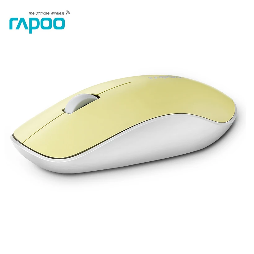 Подлинная Rapoo 5 Г USB Беспроводная Мышь Молчание Мыши Тонкий Модный Бесшумной