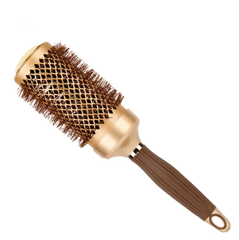 Антистатическая круглая щетка для волос бочка женщин влажная кудрявая Detangle