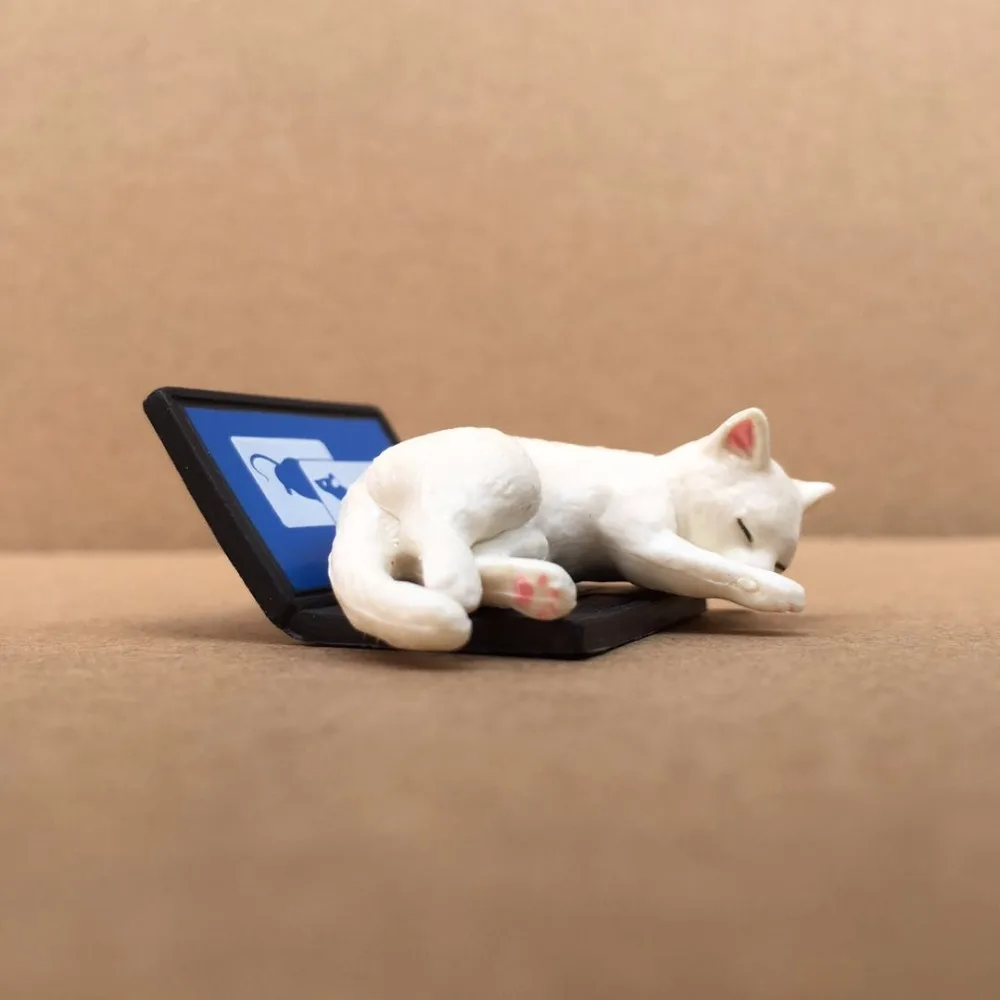 Япония оригинальный pet Capsule игрушечные лошадки 6 шт. Britsh короткошерстная Ragdoll