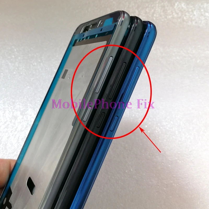 Для huawei Honor 9 Lite ЖК-рамка Передняя рамка средний корпус с ободком запасные части черный/серый/синий