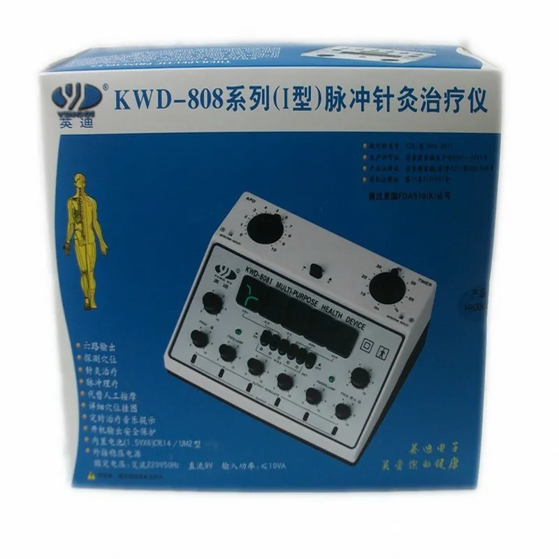 KWD 808I 6 каналов десятки единиц. Многофункциональный акупунктурный стимулятор