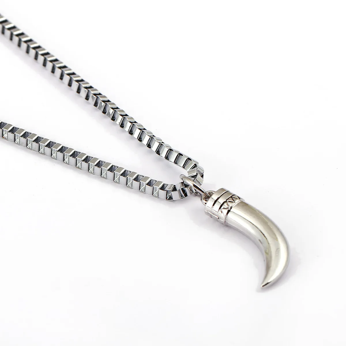 Новинка 2017 года зуб Цепочки и ожерелья оригинальность панк хип-хоп Титан Кот цепи