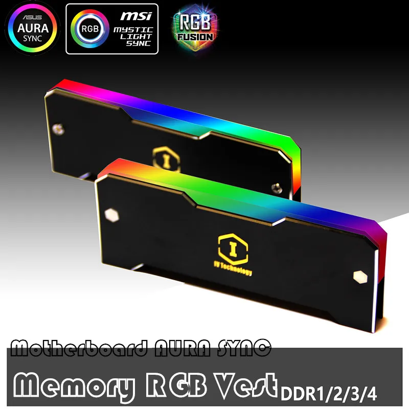 1 х RGB Оперативная память жилет памяти изменить Иллюзия 12 V 5 AURA синхронизации