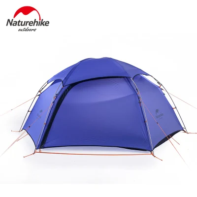 Naturehike 2 человека палатка 20D силиконовая ткань Сверхлегкая двухслойная для отдыха