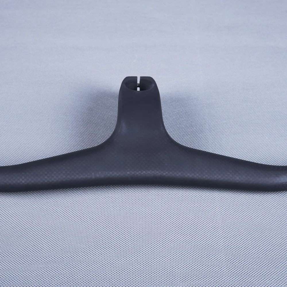 Manillar Carbono MTB Bicycle Riser One-shaped Integrated Handlebar With Stem 3K Matt Carbon Handlebar Mountain Bike Accessories