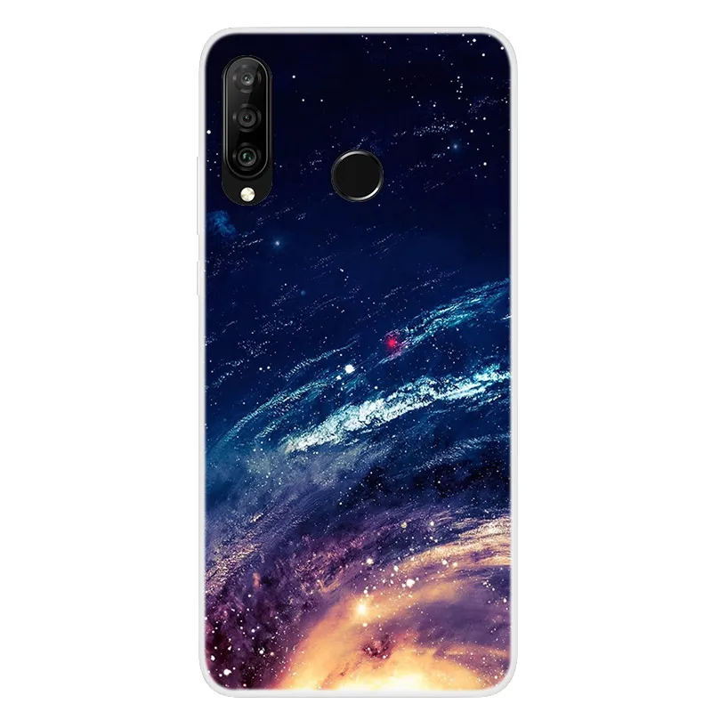 Для huawei P30 Lite чехол силиконовый мягкий ТПУ задняя крышка для Funda huawei P30 Lite чехол 6,15 ''P30Lite P 30 Lite крышка Мода - Цвет: 17