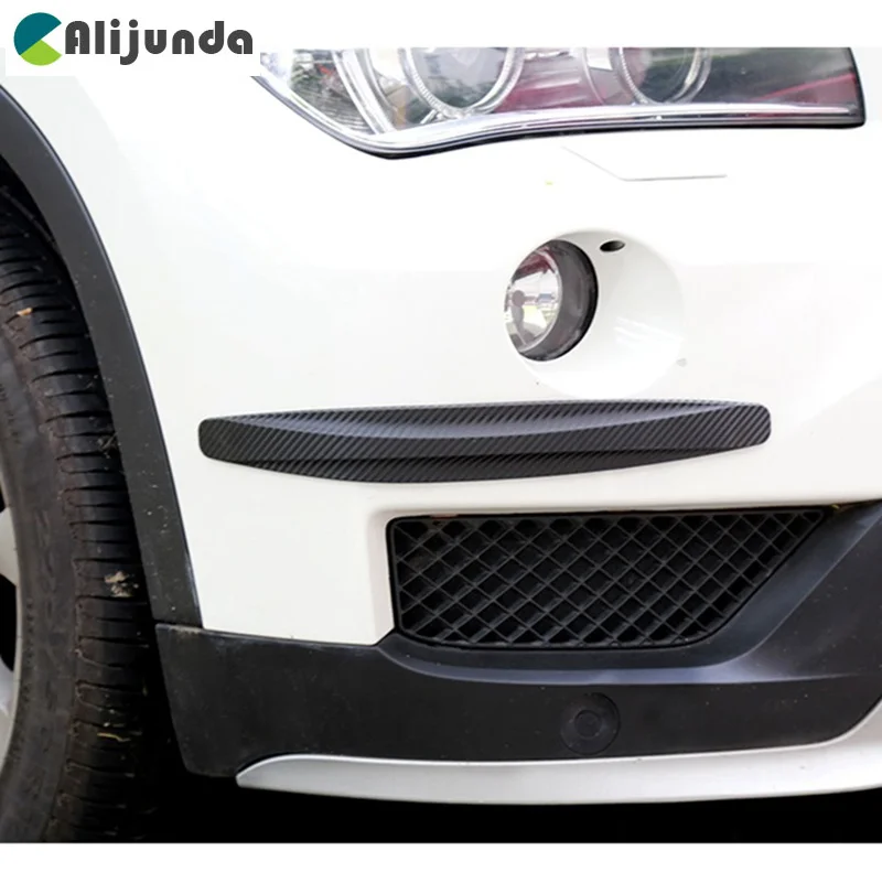 1 пара защита переднего и заднего бампера из углеродного волокна угловая от