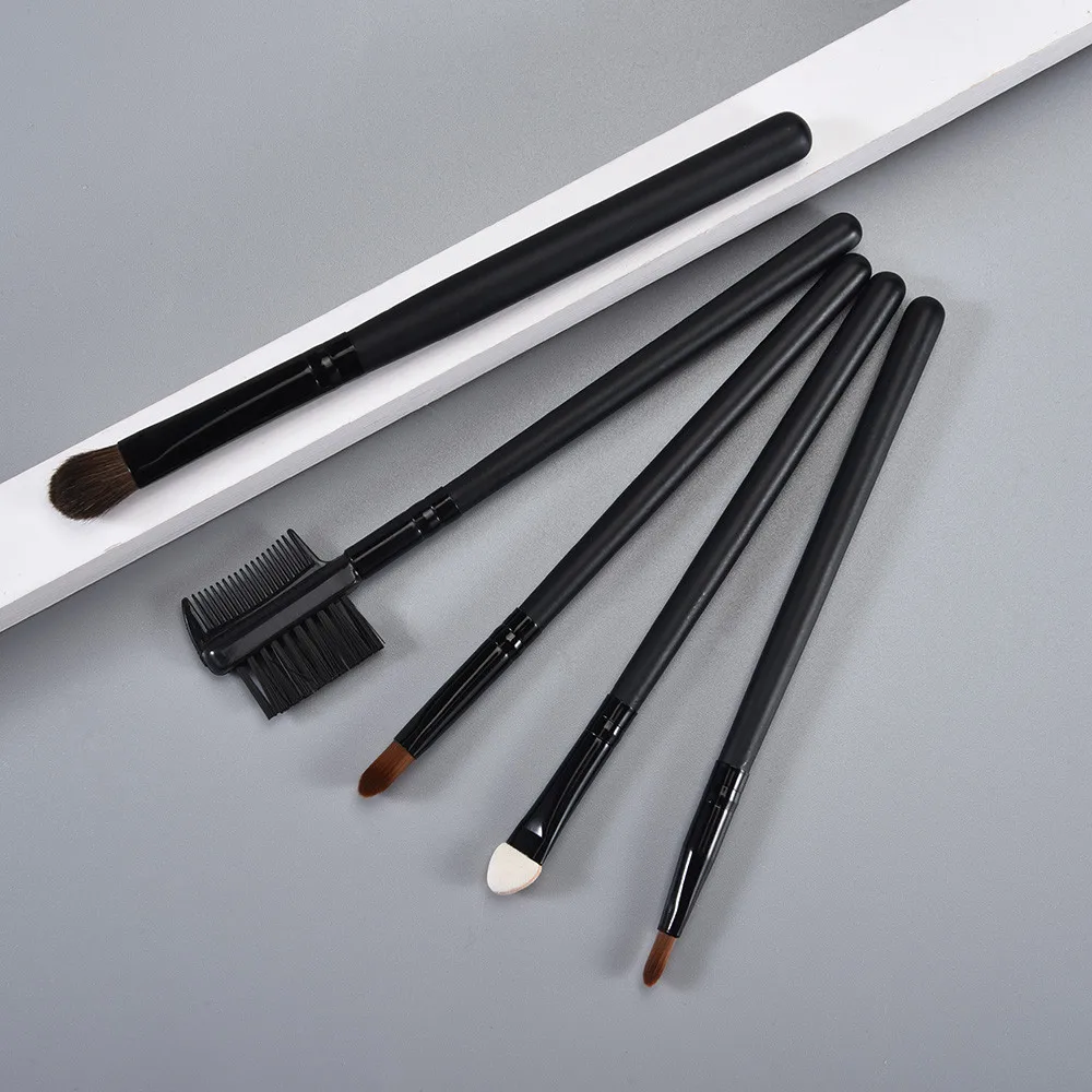 5 шт./компл. тени для век подводка глаз кисти макияжа основа румян деревянная