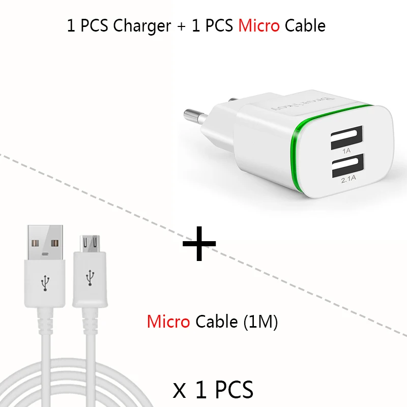 Универсальное USB Сетевое зарядное Зарядное устройство для iPhone samsung S 6/7/8 Plus мобильного телефона Зарядное устройство s устройства микро Тип-C Кабель-адаптер быстрой зарядки