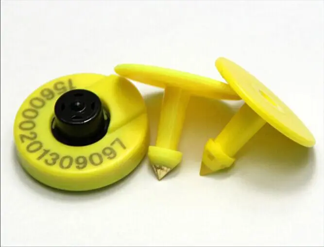 134.2khz ISO 11784/785 FDX-B rfid animal ear tag for pet cattle sheep pig management 100pcs/lot | Безопасность и защита