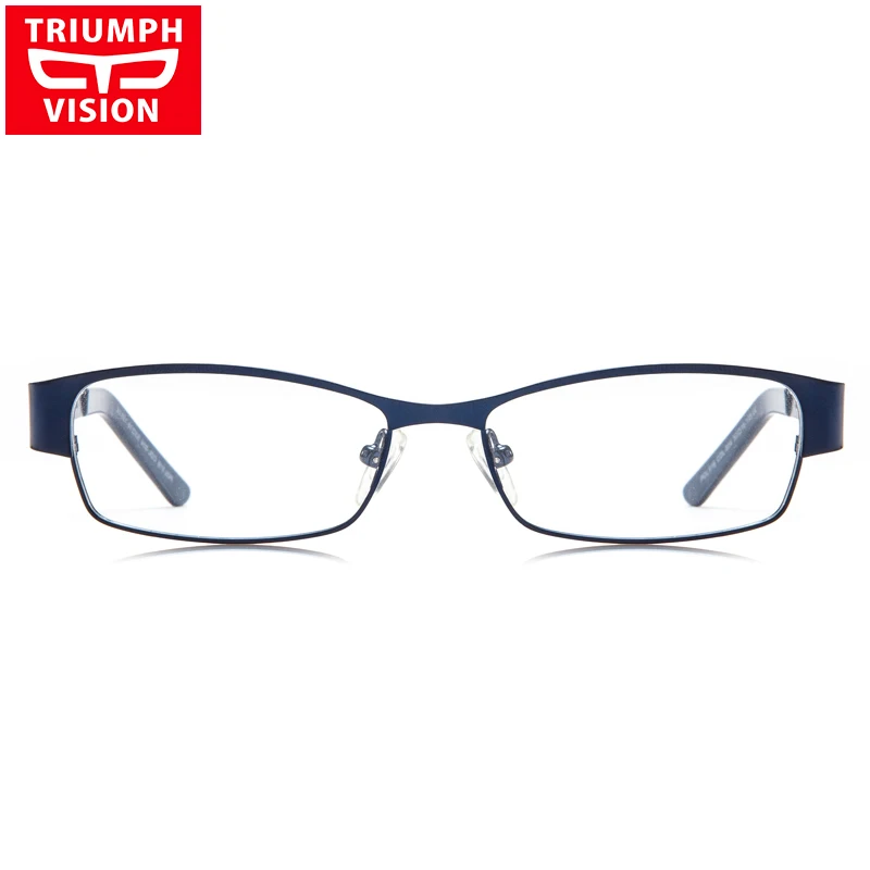 Мужские очки по рецепту TRIUMPH VISION синий металлический светильник Прямоугольная