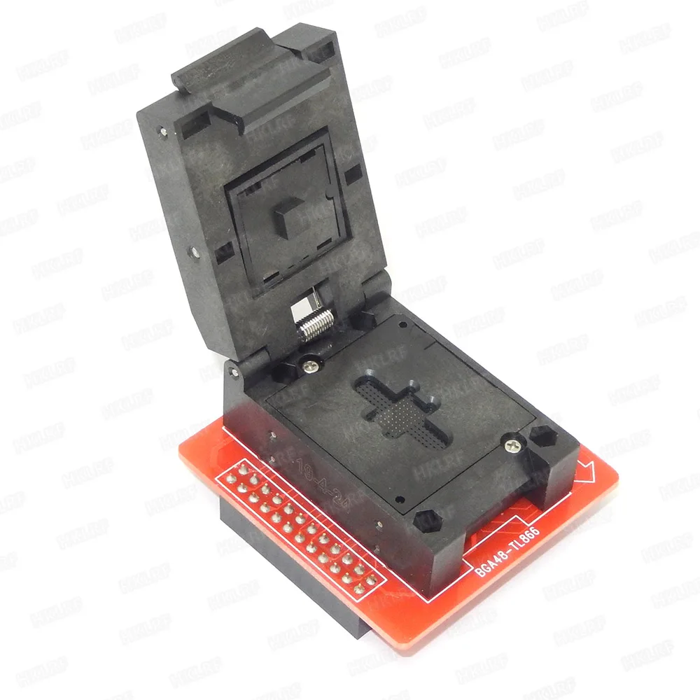 Разъем адаптера BGA48 для USB программатора Minipro TL866II Plus TL866CS TL866A|Калькуляторы| |