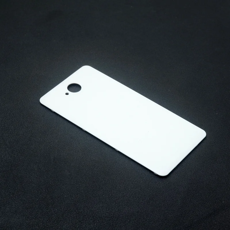 Чехол на заднюю панель для nokia 650, задняя крышка на батарейках для microsoft lumia nokia 650, задняя крышка, чехол+ 1 пленка на экран - Цвет: white