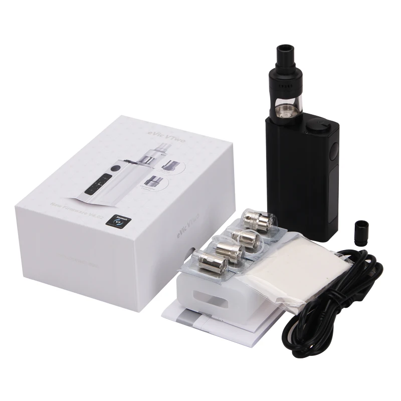 Оригинальный Joyetech eVic VTwo с CUBIS Pro Kit 4 мл Cubis емкость 5000 мАч батарея 80 Вт коробка мод