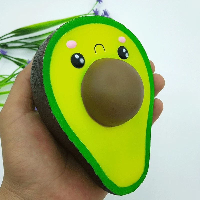 2019 большая мягкая игрушка авокадо сжимаемая медленно восстанавливающая форму
