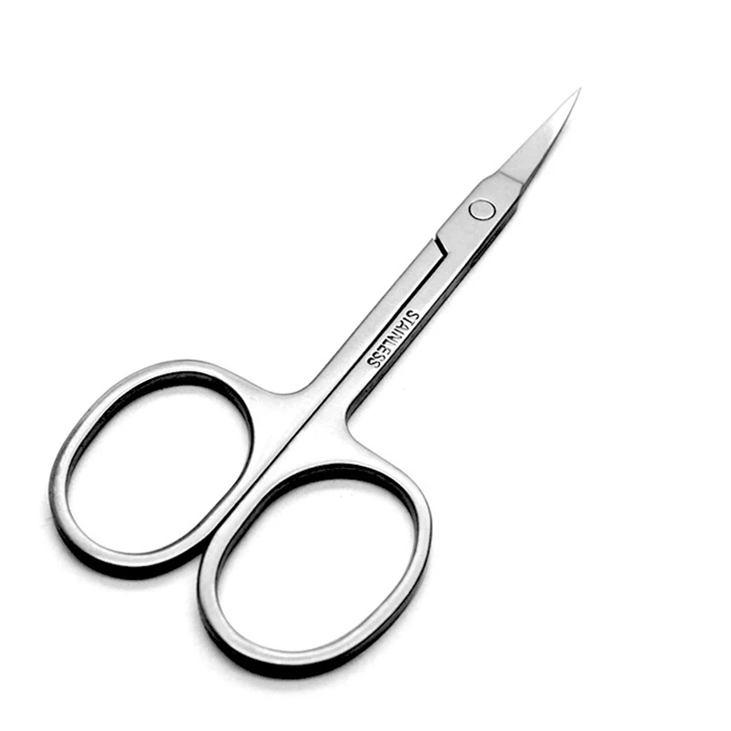Ножницы для макияжа бровей с острым наконечником из нержавеющей стали стрижка волос на лице пинцет ножницы