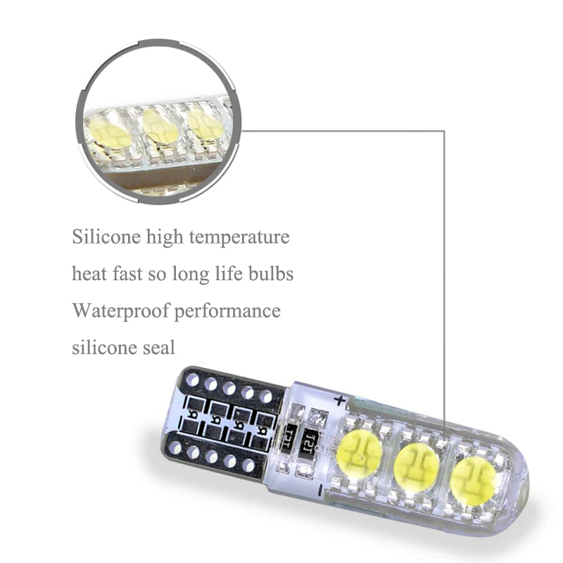 BOAOSI 2x T10 LED W5W Samsung 5050SMD Автомобильный номерной знак лампы для Toyota Corolla Avensis Yaris Rav4 Auris