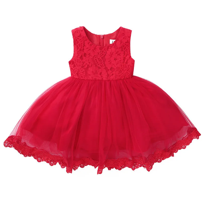 Кружевное бальное платье для маленьких девочек 6 цветов|baptism dress|dress newbornbaptism dresses