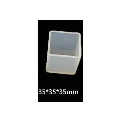 GJ0176-35mm Талисманы квадратный куб силиконовая форма ювелирные изделия фурнитура Подвеска Аксессуары DIY талисманы ручной работы эпоксидные кабошоны из смолы для рукоделия искусство - Цвет: GJ0176-35mm