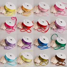 10 мрулон, ширина 4 мм, 100% натуральная шелковая лента для вышивки и рукоделия, плетеная двухсторонняя тафта