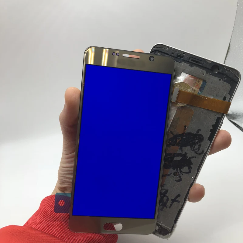 Новый 5 7 ''super AMOLED ЖК дисплей s Дисплей для SAMSUNG Galaxy Note N9200 N920F N920A N920T N920C N920V