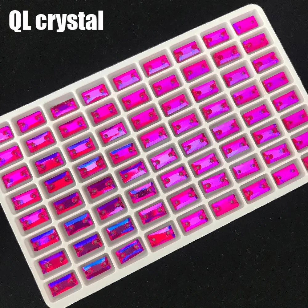 Цветная обувь всех размеров с павлином AB длинная полоса ПРИШИТАЯ Кристальные