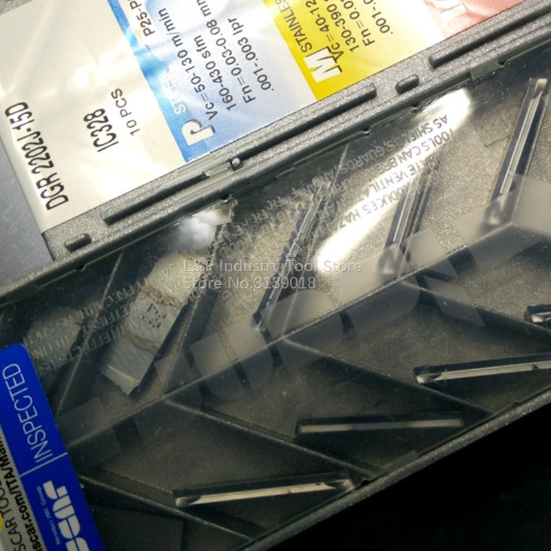 Новый оригинал ISCAR проверены DGR2202J 15D IC328 вставки карбида DGR 2202J канавочный резец