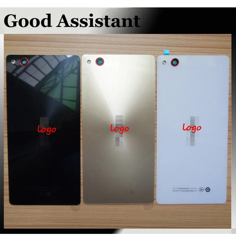 Черный/белый/золотой высокое качество стеклянная задняя крышка батарейного