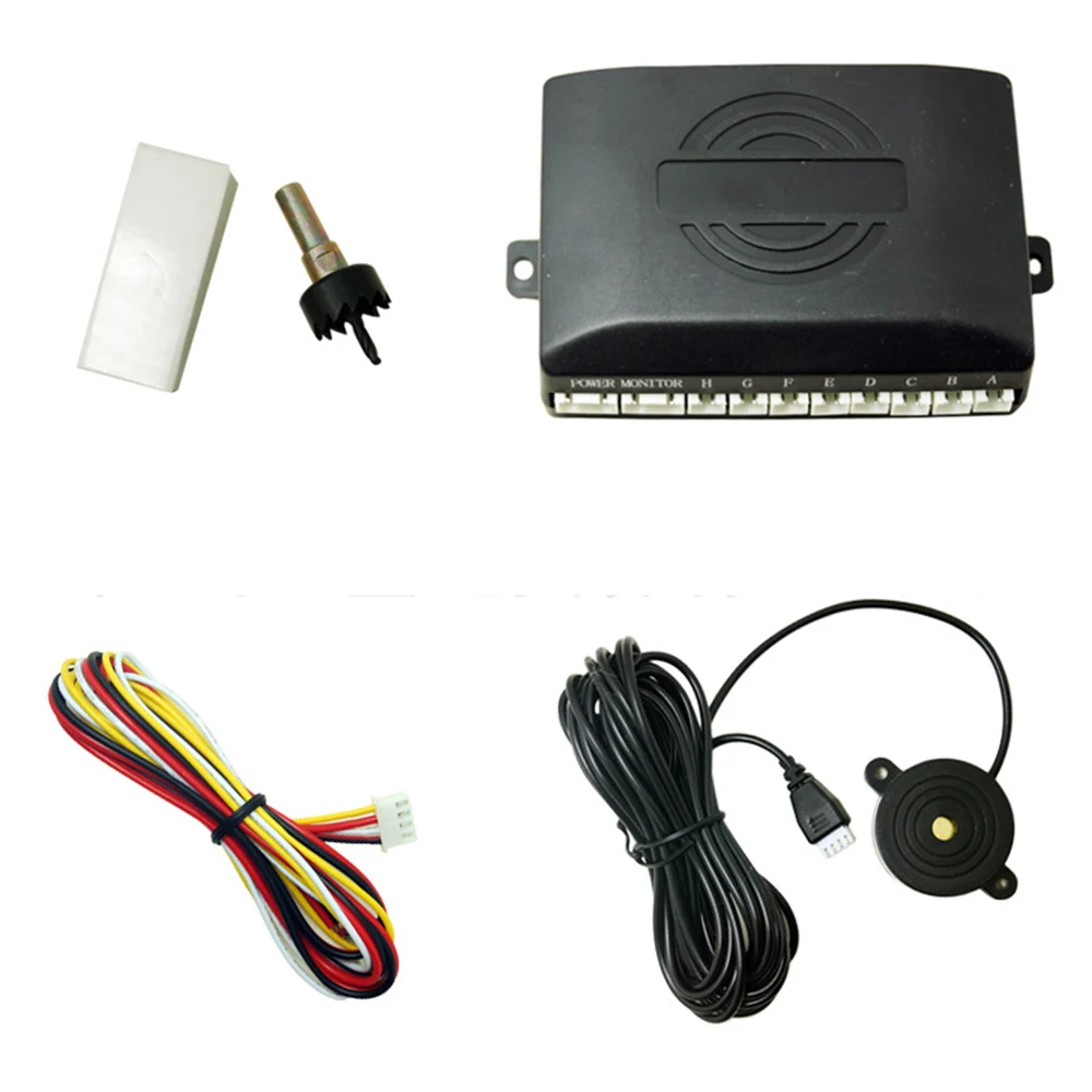 6 Sensors Buzzer 12V Car Parking Sensor System Kit Reverse Radar Sound Alert Indicator Free Delivery radar detector | Автомобили и