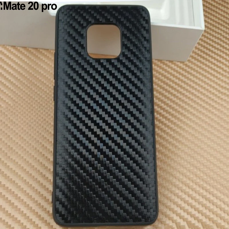 Для Huawei Mate 20 pro Чехол из углеродного волокна PC + силиконовый тонкий чехол для Mate20pro