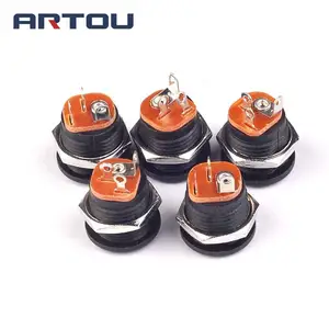 10 шт., розетка с круглым отверстием, 5,5*2,1