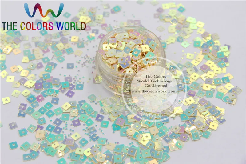 SSJ4 14 Блестящие Блестки квадратной формы для дизайна ногтей или украшения своими