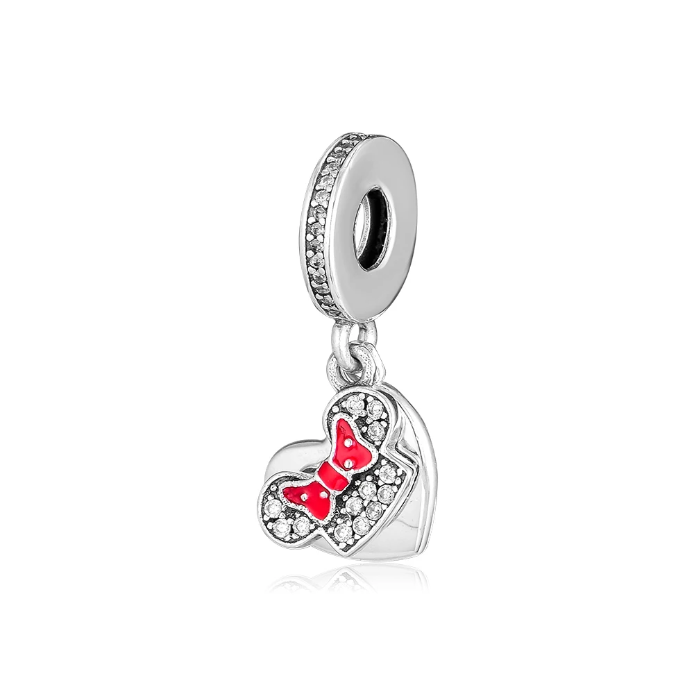 Подходит для браслетов Pandora с подвесками 100% 925 пробы серебряные ювелирные
