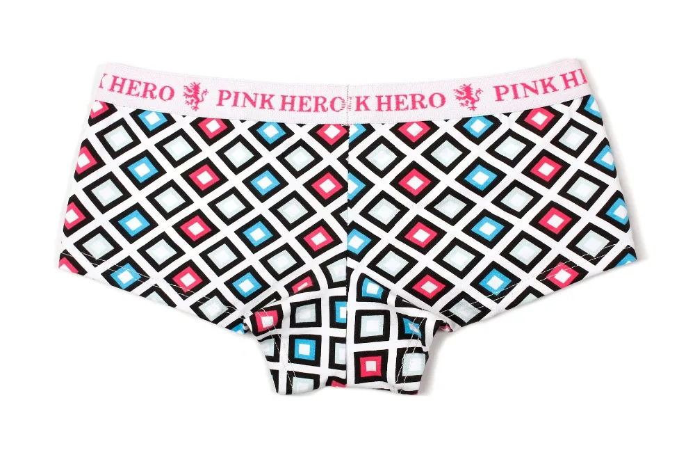 4 шт./лот Pink Heroes хлопок Для женщин трусы Высокое качество Для женщин детское нижнее белье Красивые трусы с принтом пикантные женские комфортные трусики из «дышащей» ткани