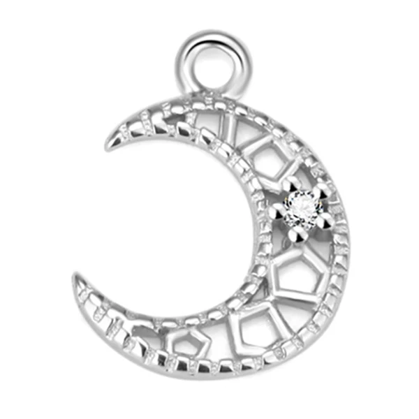 Style 3 Platinum Стерлингового серебра 925 аксессуары ручной работы DIY серьги ожерелье браслет кулон инкрустированный драгоценный камень для изготовления ювелирных украшений - Цвет: Style 3 Platinum